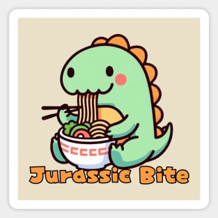 Ramen life dinosaur Magnet